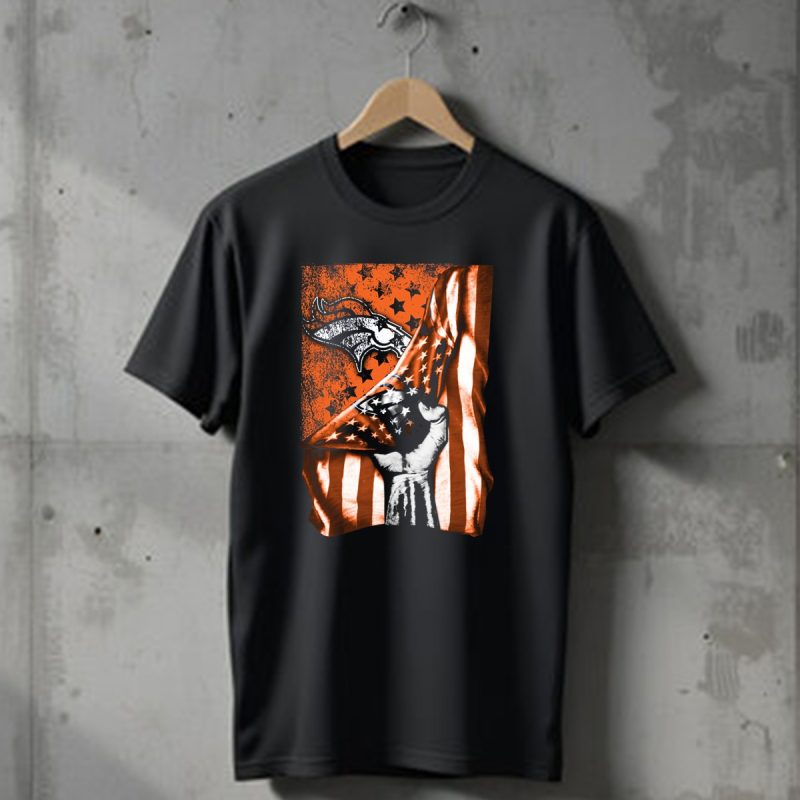 Denver Broncos American Flag Star T Shirt 1 T Shirt 1