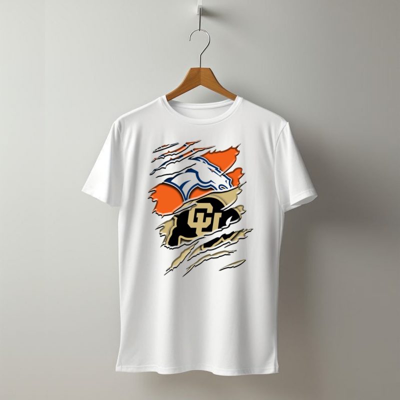 Denver Broncos Colorado Buffaloes Rah 017 T Shirt 1 T Shirt 1