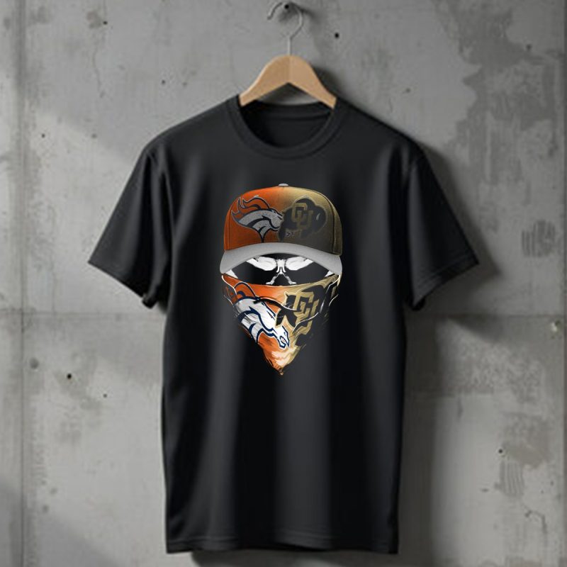 Denver Broncos Colorado Buffaloes Skum 017 T Shirt 1 T Shirt 1