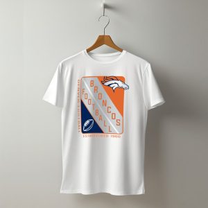 Denver Broncos Football Established 1960 Shield T-Shirt