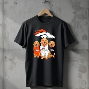 Denver Broncos Golden Retrievers T-Shirt