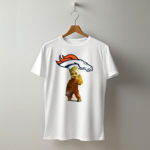Denver Broncos Groot Infinity Gauntlet Football Fan T-Shirt