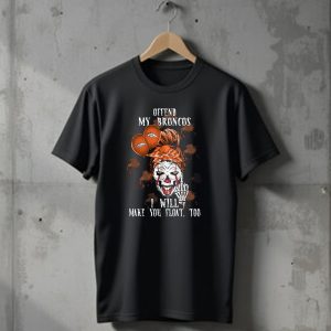 Denver Broncos Halloween Offend My Broncos I Will Make You Float Too T-Shirt