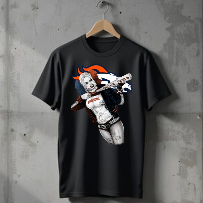 Denver Broncos Harley Quinn T Shirt T Shirt 1