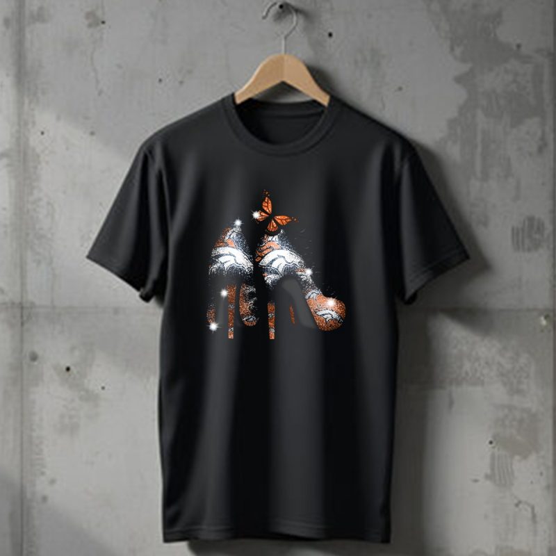 Denver Broncos Heels Butterfly T Shirt 1 T Shirt 1