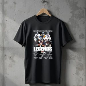 Denver Broncos Legends Signatures and Iconic Players T-Shirt