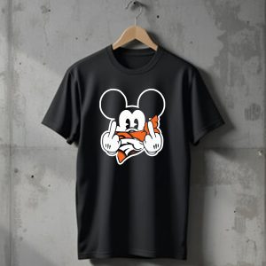 Denver Broncos Mickey Middle Fingers T-Shirt