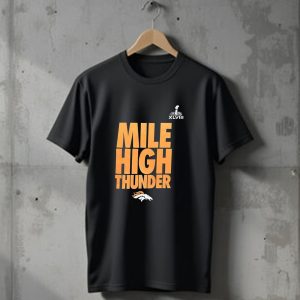 Denver Broncos Mile High Thunder Football Team Apparel T-Shirt