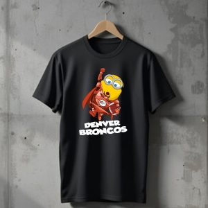 Denver Broncos Minion Superhero Football Character T-Shirt