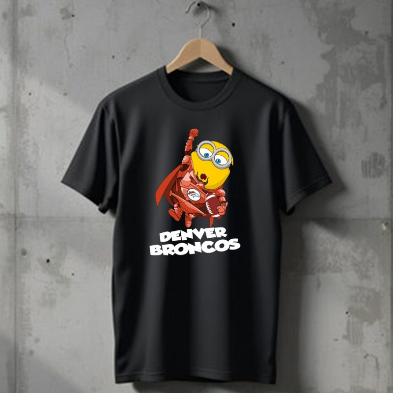 Denver Broncos Minion Superhero Football Character T Shirt 1 T Shirt 1