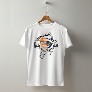 Denver Broncos Nuggets Superman Logo Mashup T-Shirt