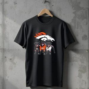 Denver Broncos Pitfull Dog Trio T-Shirt
