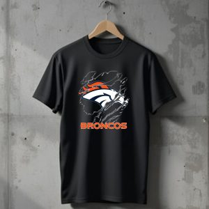 Denver Broncos Ripped Claw Marks T-Shirt