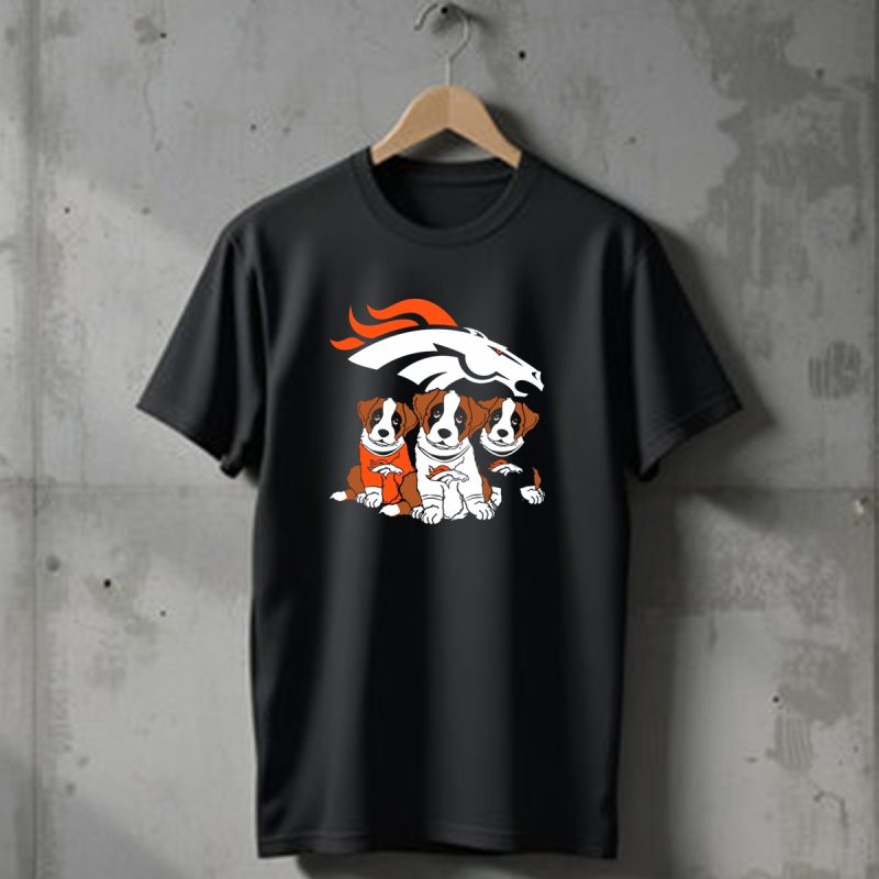 Denver Broncos Saint Bernard T Shirt 1 T Shirt 1