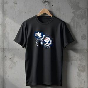 Denver Broncos Skull Chain T-Shirt