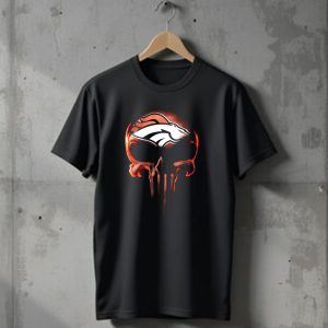 Denver Broncos Skull T-Shirt