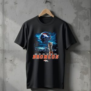 Denver Broncos Sky Helmet NFL T-Shirt