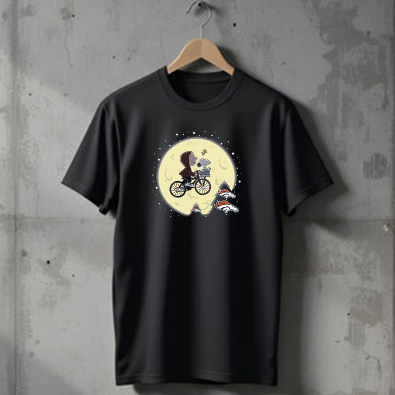 Denver Broncos Snoopy Et Moon Ride T Shirt 1 T Shirt 1