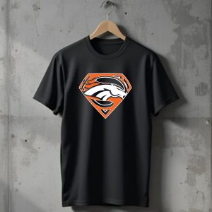 Denver Broncos Superhero Logo T-Shirt