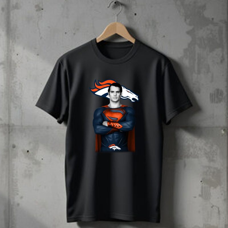 Denver Broncos Superman Nfl T Shirt T Shirt 1