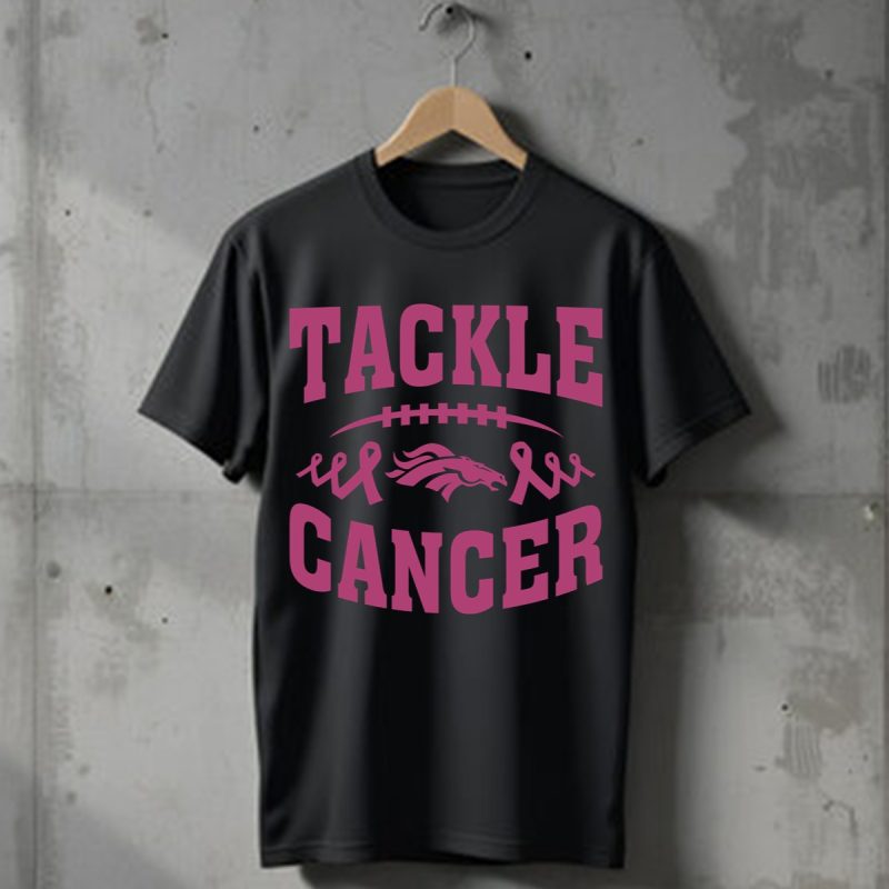 Denver Broncos Tackle Breast Cancer T Shirt T Shirt 1