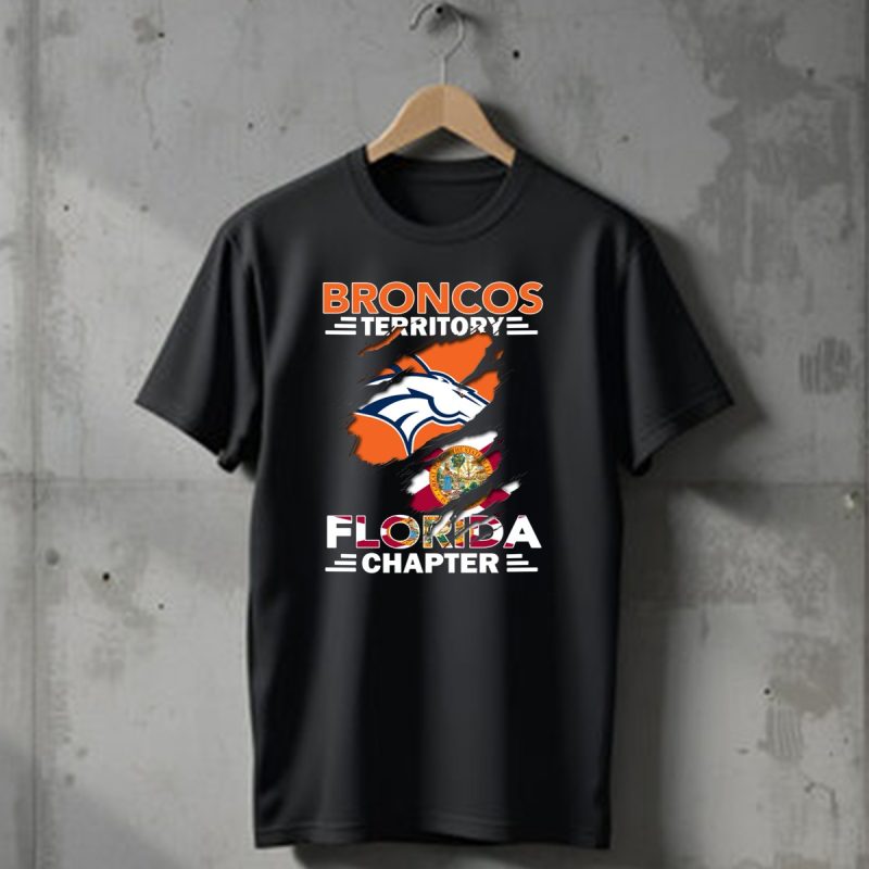 Denver Broncos Territory Florida Chapter Fan Club T Shirt 1 T Shirt 1