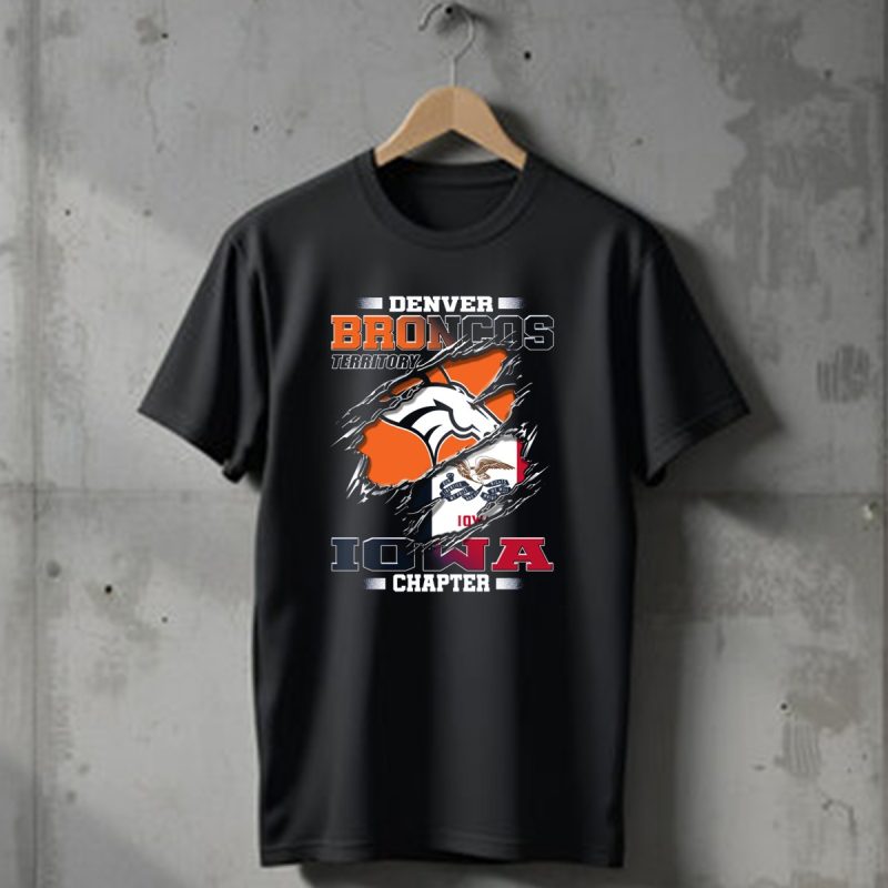Denver Broncos Territory Iowa Chapter T Shirt 1 T Shirt 1