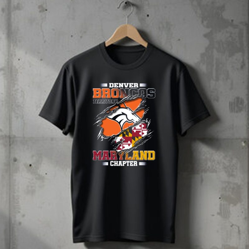 Denver Broncos Territory Maryland Chapter T Shirt 1 T Shirt 1