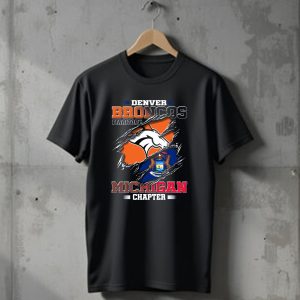 Denver Broncos Territory Michigan Chapter T-Shirt