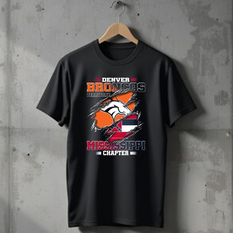 Denver Broncos Territory Mississippi Chapter T Shirt 1 T Shirt 1