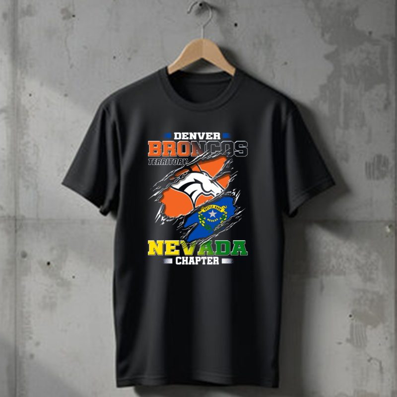 Denver Broncos Territory Nevada Chapter Battle Born T Shirt 1 T Shirt 1