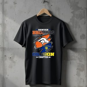 Denver Broncos Territory Oregon Chapter State of Oregon 1859 T-Shirt