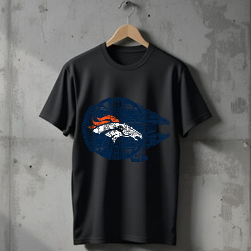 Denver Broncos The Millennium Falcon Star Wars T Shirt T Shirt 1