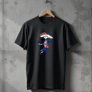 Denver Broncos Uncle Sam 4Th Of July Football Patriotic T-Shirt