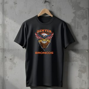 Denver Broncos United In Orange Est. 1959 Nfl Us Eagle T-Shirt