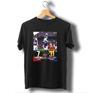 Denver Broncos Vs Buffalo Bills And Josh Allen Final Score 31 Äì 7 Nfl Wild Card Round Fox Sports T-Shirt
