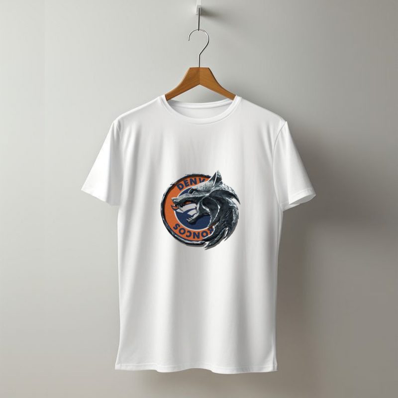 Denver Broncos Wolf Emblem Cht1Twnfl2010 T Shirt 1 T Shirt 1