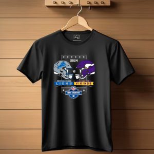 Detroit Lions Vs Minnesota Vikings 2024 Nfc North Clash T Shirt