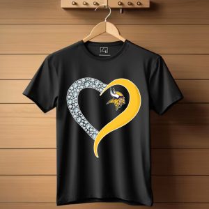 Diamond Minnesota Vikings HearT-Shirt
