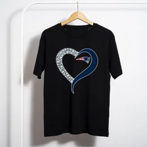 Diamond New England Patriots Hear T-Shirt