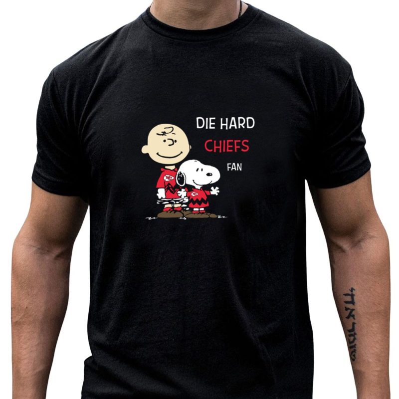 Die Hard Chiefs Fan Snoopy And Charlie Brown Kansas City Chiefs T Shirt T Shirt 1 1