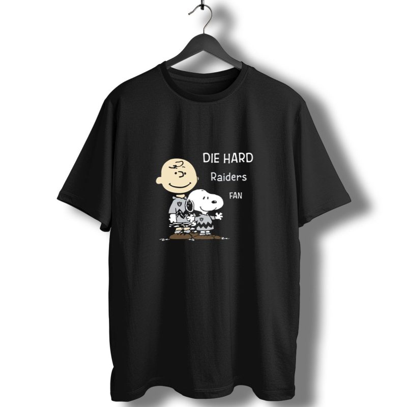 Die Hard Raiders Fan Snoopy And Charlie Brown T Shirt 1 T Shirt 1
