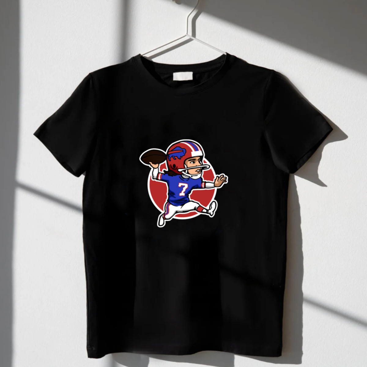Doug-Flutie-Buffalo-Bills-Cartoon-Quarterback-Number-7-Football-T-Shirt-1_t-shirt-3_4