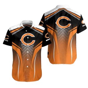 Down Dynamics Chicago Bears Aerodynamic Hawaiian Shirt
