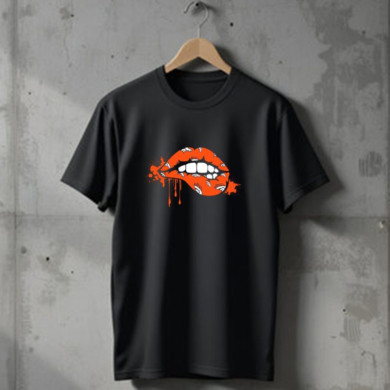 Dripping Lips Denver Broncos Style T Shirt 1 T Shirt 1