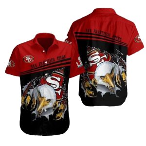 Eagle Eye 49ers Predator's Gaze Hawaiian Shirt
