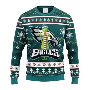 Eagle Grinch Santa Claus Funny Ugly Sweater