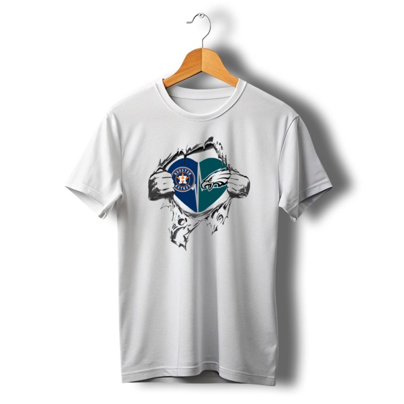 Eagles Astros Heartbeat Unity T Shirt T Shirt 1 1