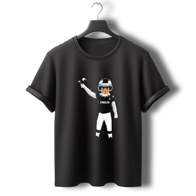 Eagles Bobblehead Football Player Holding Miniature Golf Club T Shirt T Shirt 0 1