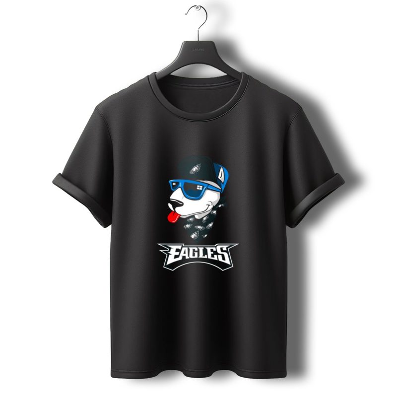 Eagles Bull Terrier Cool Dog Philadelphia Fan Merch T Shirt T Shirt 0 1